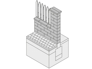 Spôsob pokládky zámkovej dlažby – výstavba plotov a okrasných múrov 3